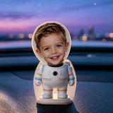 Custom Solar Bobblehead Wobbler — Personalized Photo Keepsake